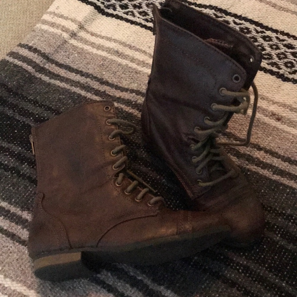 Steve Madden little girls brown boots